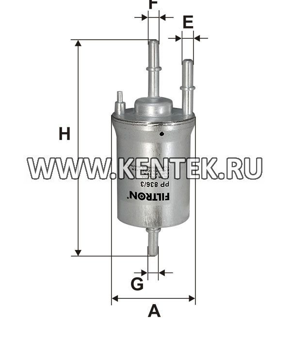 топливный фильтр коробочного типа FILTRON PP836/3 FILTRON  - фото, характеристики, описание.