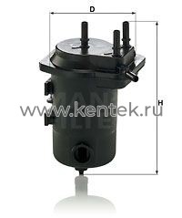топливный фильтр MANN-FILTER WK9028Z MANN-FILTER  - фото, характеристики, описание.