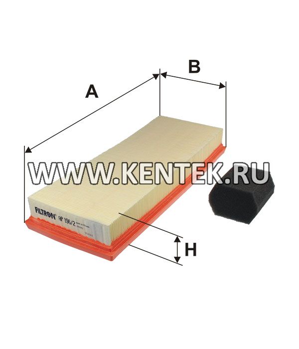 панельный воздушный фильтр FILTRON AP196/2 FILTRON  - фото, характеристики, описание.