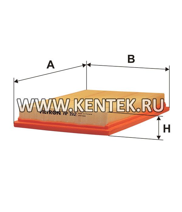 панельный воздушный фильтр FILTRON AP192 FILTRON  - фото, характеристики, описание.