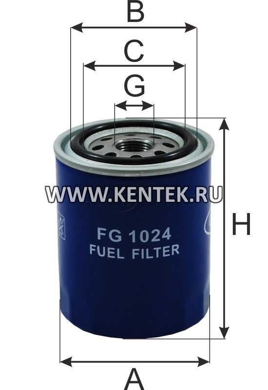 Фильтр топливный GOODWILL FG 1024 GOODWILL  - фото, характеристики, описание.