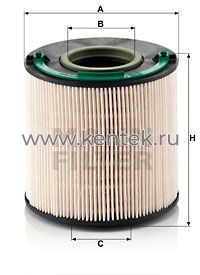топливный фильтр без метал. частей MANN-FILTER PU1040X MANN-FILTER  - фото, характеристики, описание.