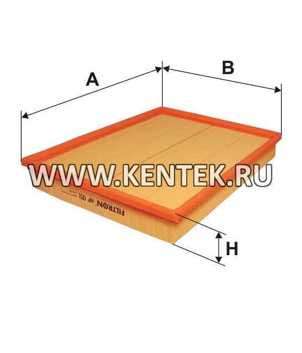 панельный воздушный фильтр FILTRON AP051 FILTRON  - фото, характеристики, описание.