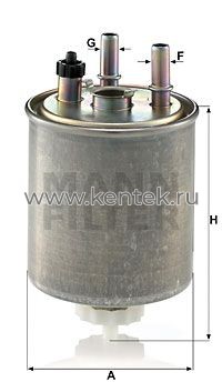 топливный фильтр MANN-FILTER WK9022 MANN-FILTER  - фото, характеристики, описание.