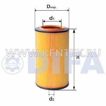 ФИЛЬТРУЮЩИЙ ЭЛЕМЕНТ ОЧИСТКИ ВОЗДУХА DIFA 4376M DIFA 4376M DIFA  - фото, характеристики, описание.