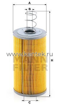 масляный фильтроэлемент MANN-FILTER H941/2x MANN-FILTER  - фото, характеристики, описание.