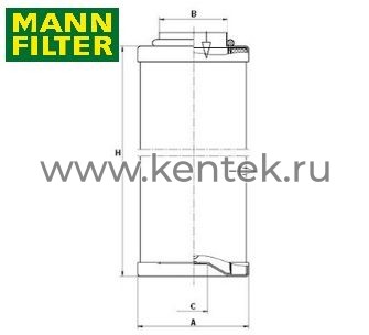 сепаратор воздух-масло MANN-FILTER LE14003 MANN-FILTER  - фото, характеристики, описание.