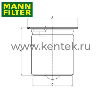 сепаратор воздух-масло MANN-FILTER LE57001 MANN-FILTER  - фото, характеристики, описание.