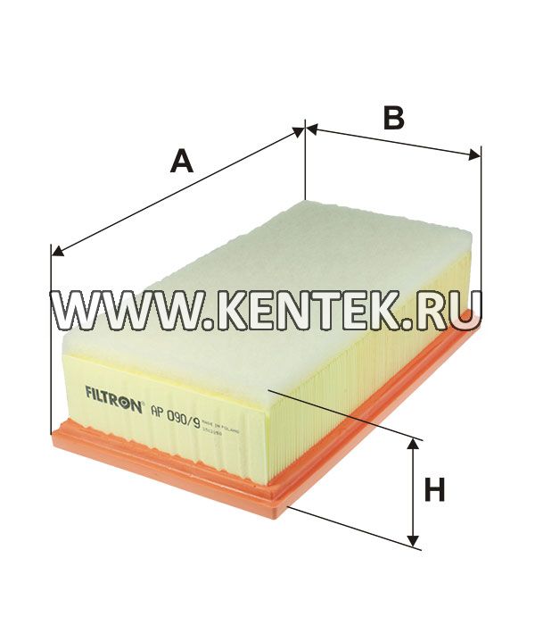 панельный воздушный фильтр FILTRON AP090/9 FILTRON  - фото, характеристики, описание.