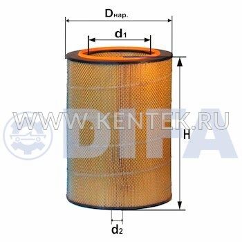Воздушный фильтр-элемент DIFA DIFA4341M DIFA  - фото, характеристики, описание.