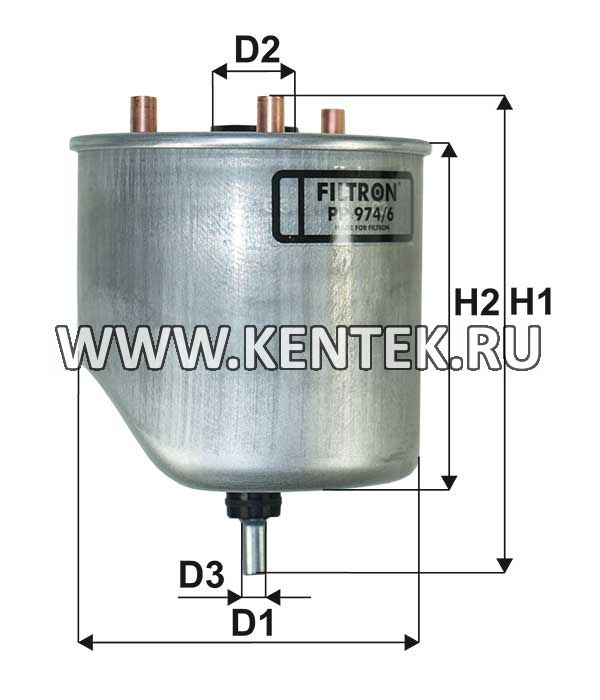 топливный фильтр коробочного типа FILTRON PP974/6 FILTRON  - фото, характеристики, описание.