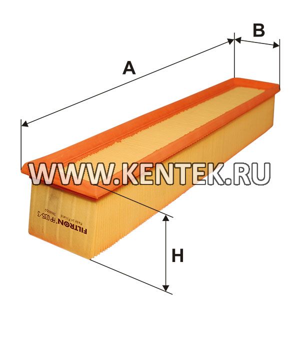 панельный воздушный фильтр FILTRON AP035/3 FILTRON  - фото, характеристики, описание.