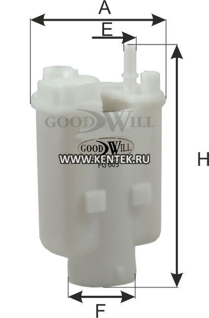 Фильтр топливный GOODWILL FG 603 LL GOODWILL  - фото, характеристики, описание.