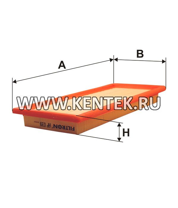 панельный воздушный фильтр FILTRON AP039 FILTRON  - фото, характеристики, описание.