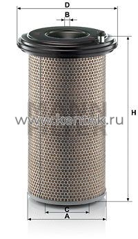 воздушный фильтр MANN-FILTER C24650/3 MANN-FILTER  - фото, характеристики, описание.