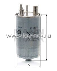 топливный фильтр MANN-FILTER WK853/20 MANN-FILTER  - фото, характеристики, описание.