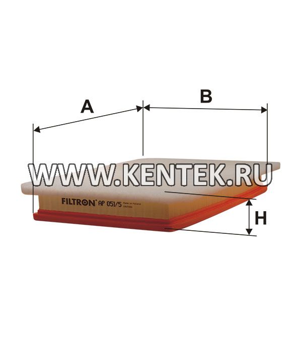 панельный воздушный фильтр FILTRON AP051/5 FILTRON  - фото, характеристики, описание.