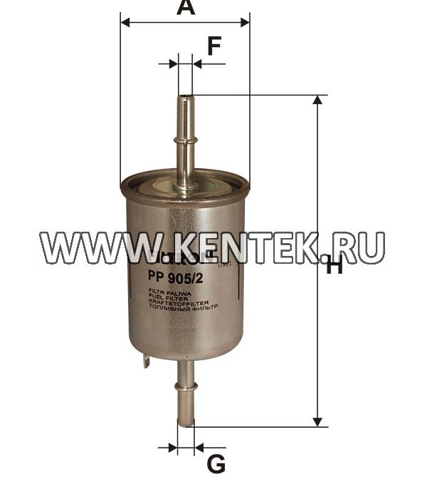 топливный фильтр коробочного типа FILTRON PP905/2 FILTRON  - фото, характеристики, описание.