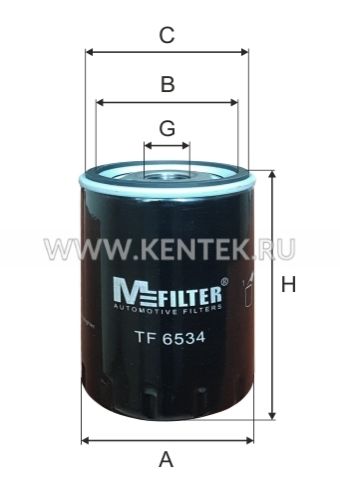 Фильтр масляный M-FILTER TF6534 M-FILTER  - фото, характеристики, описание.
