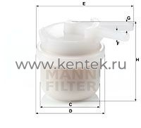 топливный фильтр MANN-FILTER WK42/10 MANN-FILTER  - фото, характеристики, описание.