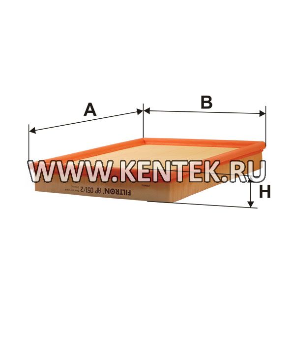 панельный воздушный фильтр FILTRON AP051/2 FILTRON  - фото, характеристики, описание.