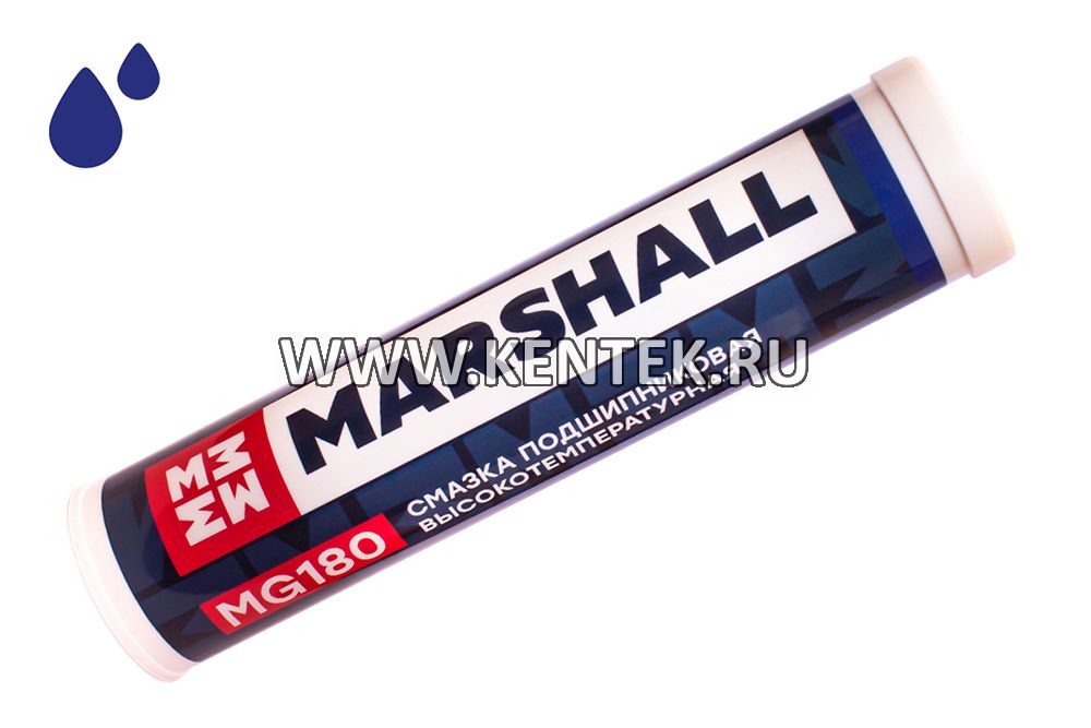 MG180 Смазка подшипниковая высокотемпературная, картридж 400мл. MARSHALL MG180.04 MARSHALL  - фото, характеристики, описание.