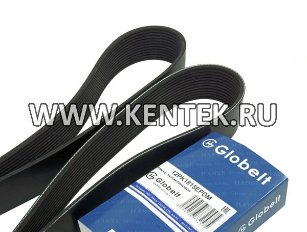 Ремень приводной поликлиновой усиленный GLOBELT 12PK1835 GLOBELT  - фото, характеристики, описание.