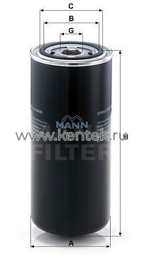 масляный фильтр высокого давления MANN-FILTER WD962/8 MANN-FILTER  - фото, характеристики, описание.