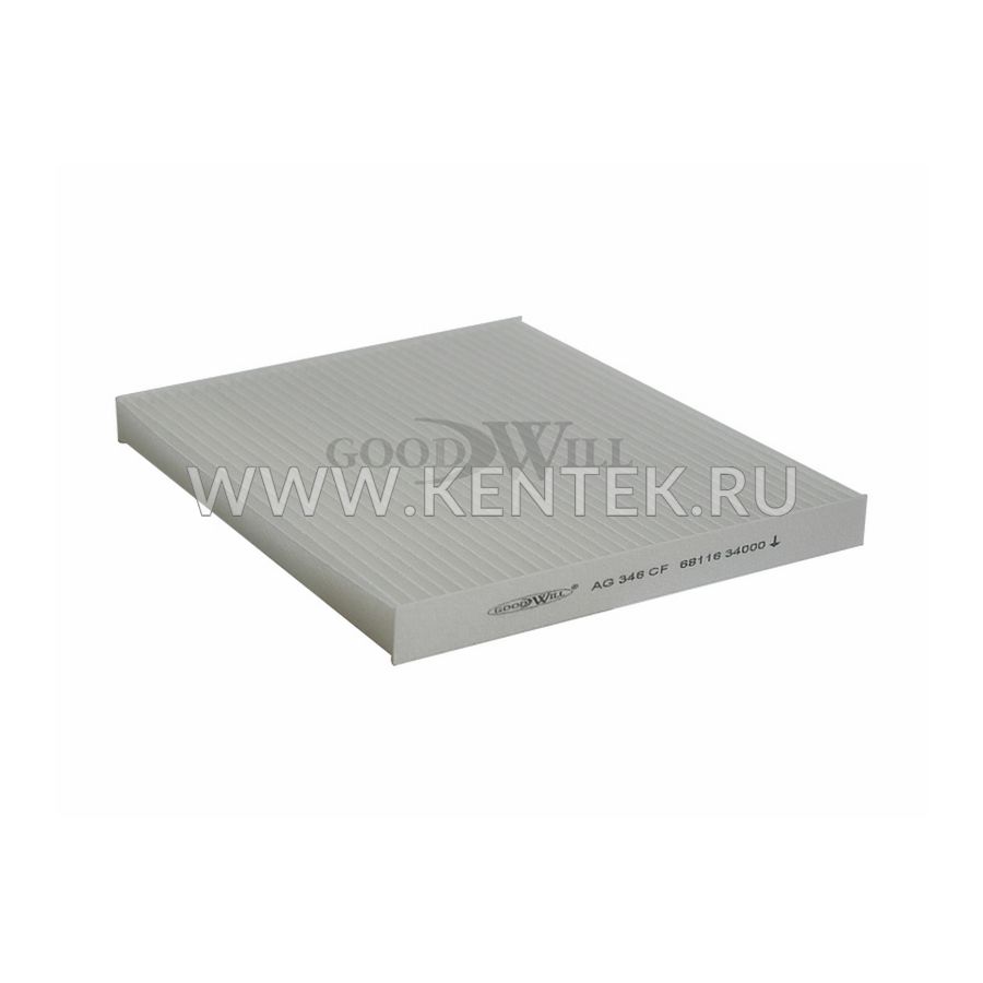 Фильтр салона GOODWILL AG 346 CF GOODWILL  - фото, характеристики, описание.