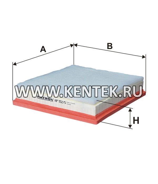 панельный воздушный фильтр FILTRON AP152/5 FILTRON  - фото, характеристики, описание.