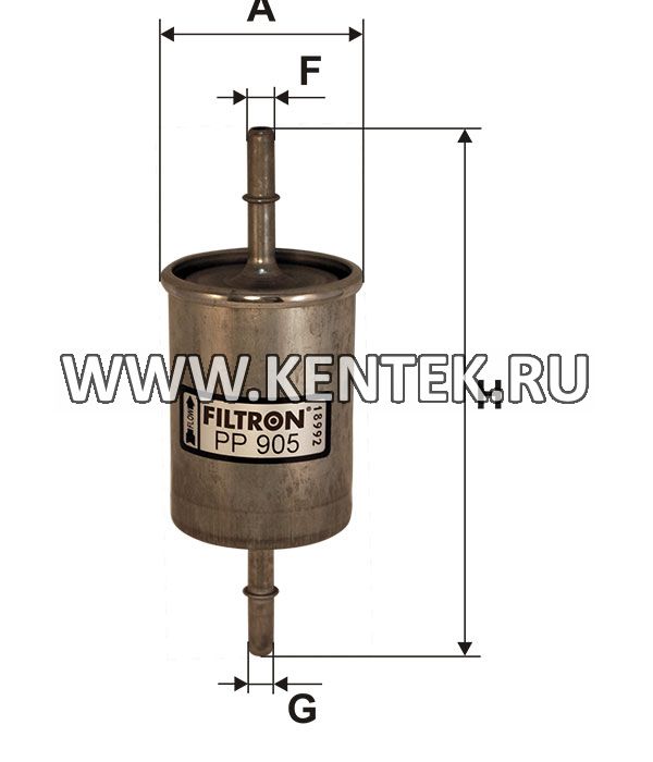 топливный фильтр коробочного типа FILTRON PP905 FILTRON  - фото, характеристики, описание.