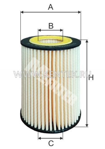 Масляный фильтр MFILTER TE601 M-FILTER  - фото, характеристики, описание.