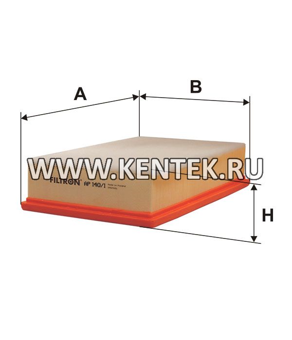 панельный воздушный фильтр FILTRON AP140/1 FILTRON  - фото, характеристики, описание.