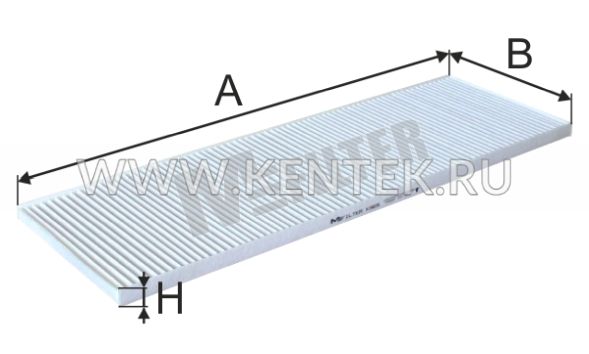 Фильтр салонный MFILTER K965 M-FILTER  - фото, характеристики, описание.