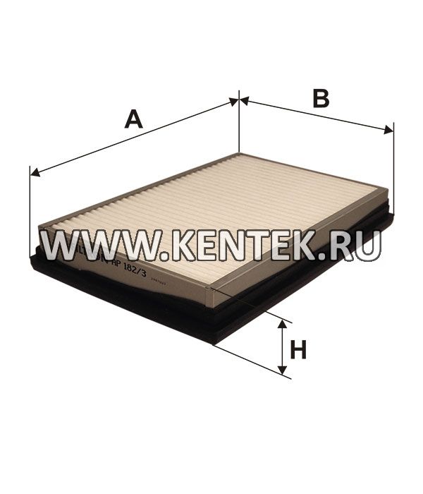 панельный воздушный фильтр FILTRON AP182/3 FILTRON  - фото, характеристики, описание.