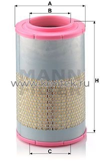 воздушный фильтр MANN-FILTER C22478/1 MANN-FILTER  - фото, характеристики, описание.