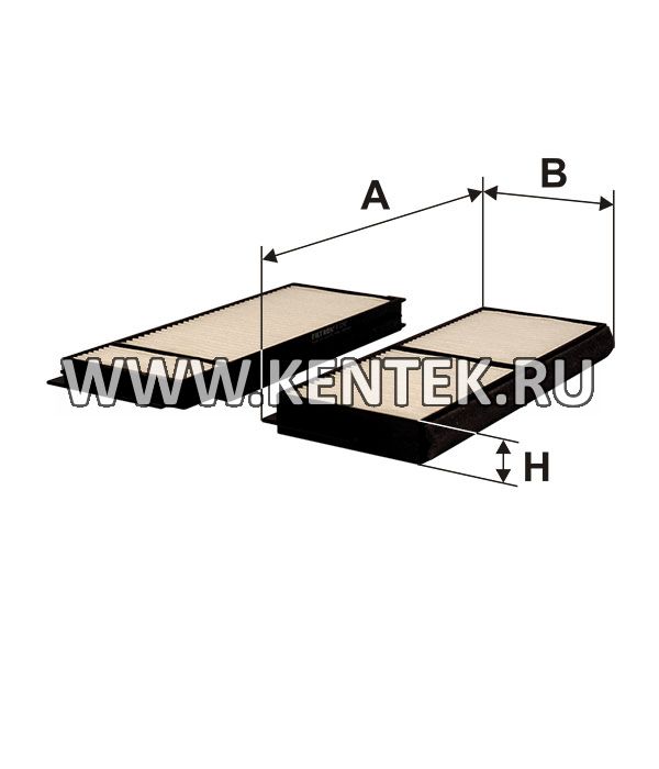 Салонный фильтр FILTRON K1212-2X FILTRON  - фото, характеристики, описание.