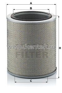 масляный фильтроэлемент MANN-FILTER H28545 MANN-FILTER  - фото, характеристики, описание.