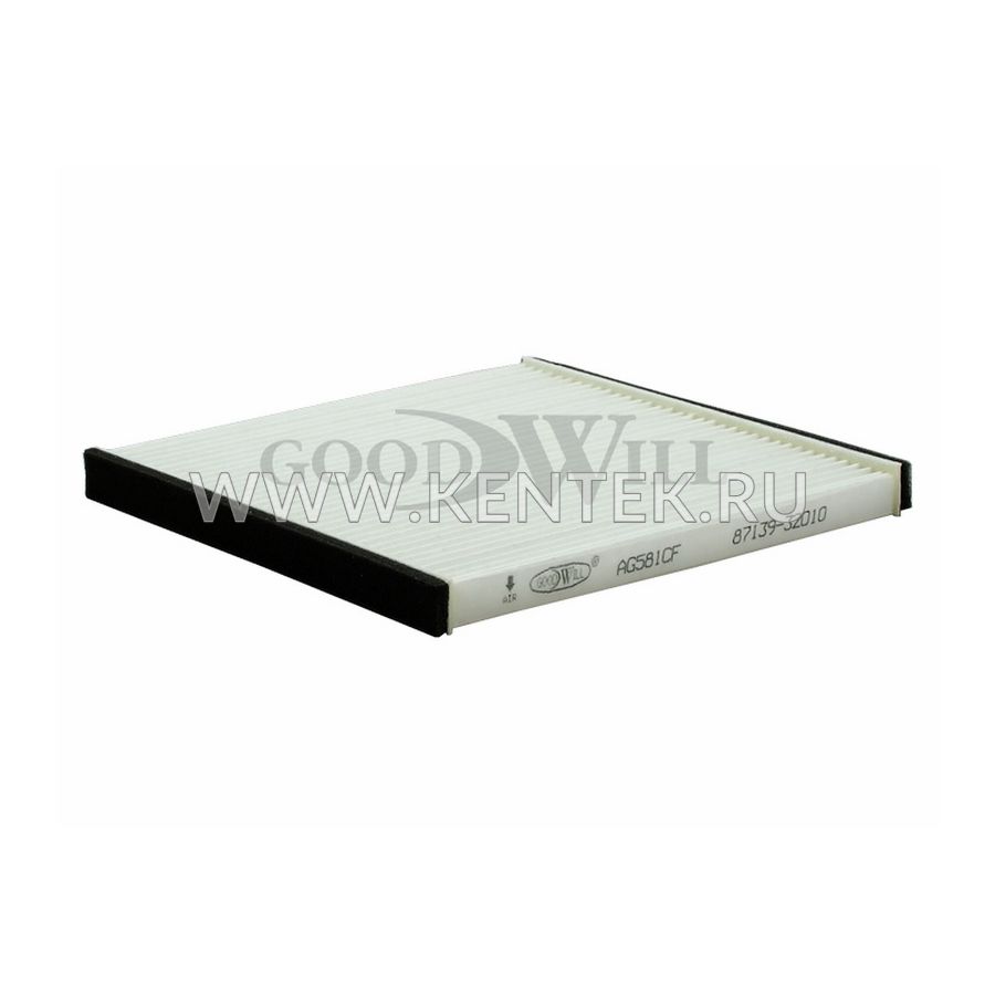 Фильтр салона GOODWILL AG 581 CF GOODWILL  - фото, характеристики, описание.