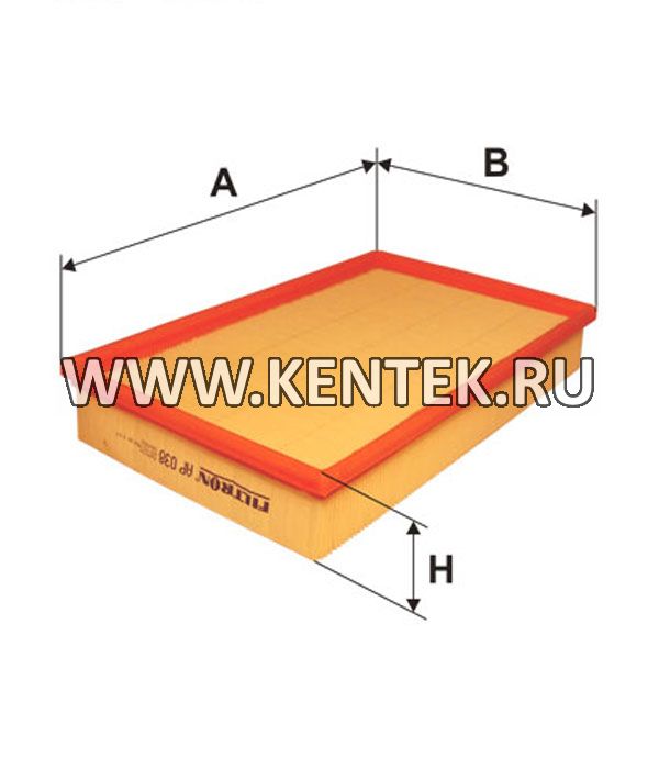 панельный воздушный фильтр FILTRON AP038 FILTRON  - фото, характеристики, описание.