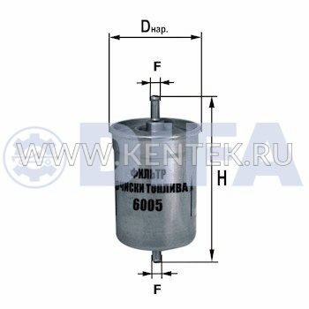 Фильтр топливный DIFA DIFA6005 DIFA  - фото, характеристики, описание.