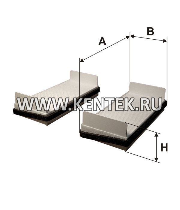 Салонный фильтр FILTRON K1044-2X FILTRON  - фото, характеристики, описание.