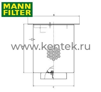 сепаратор воздух-масло MANN-FILTER LE9004 MANN-FILTER  - фото, характеристики, описание.