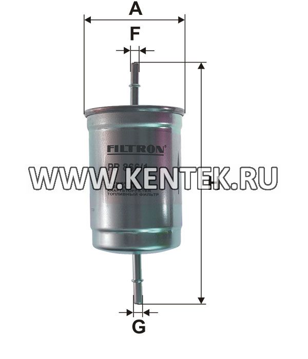 топливный фильтр коробочного типа FILTRON PP866/1 FILTRON  - фото, характеристики, описание.