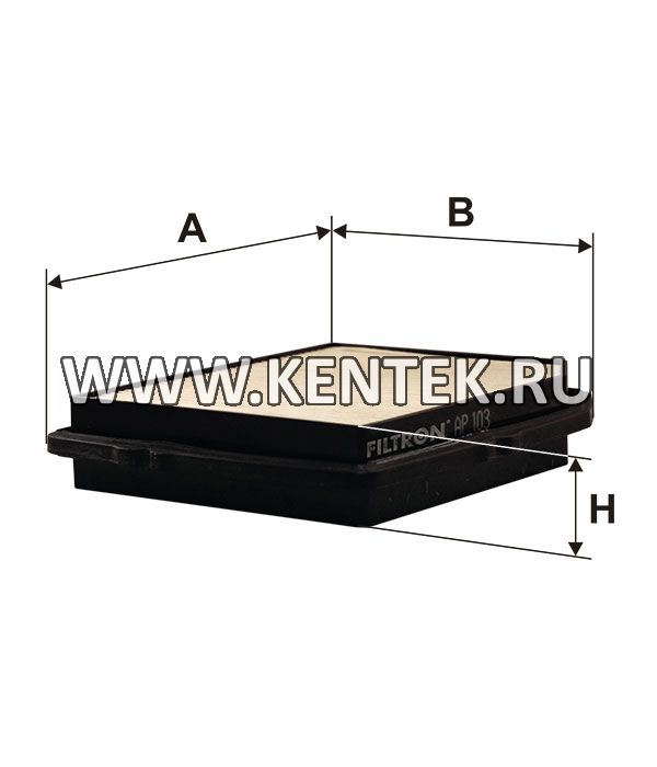 панельный воздушный фильтр FILTRON AP103 FILTRON  - фото, характеристики, описание.