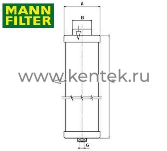 сепаратор воздух-масло MANN-FILTER LE4004 MANN-FILTER  - фото, характеристики, описание.