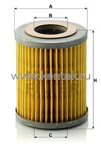 масляный фильтроэлемент MANN-FILTER H813/1X MANN-FILTER  - фото, характеристики, описание.