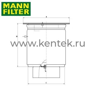 сепаратор воздух-масло MANN-FILTER LE14007 MANN-FILTER  - фото, характеристики, описание.