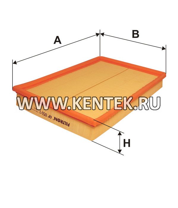 панельный воздушный фильтр FILTRON AP051/1 FILTRON  - фото, характеристики, описание.