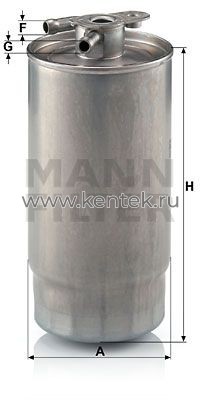 топливный фильтр MANN-FILTER WK841/1 MANN-FILTER  - фото, характеристики, описание.